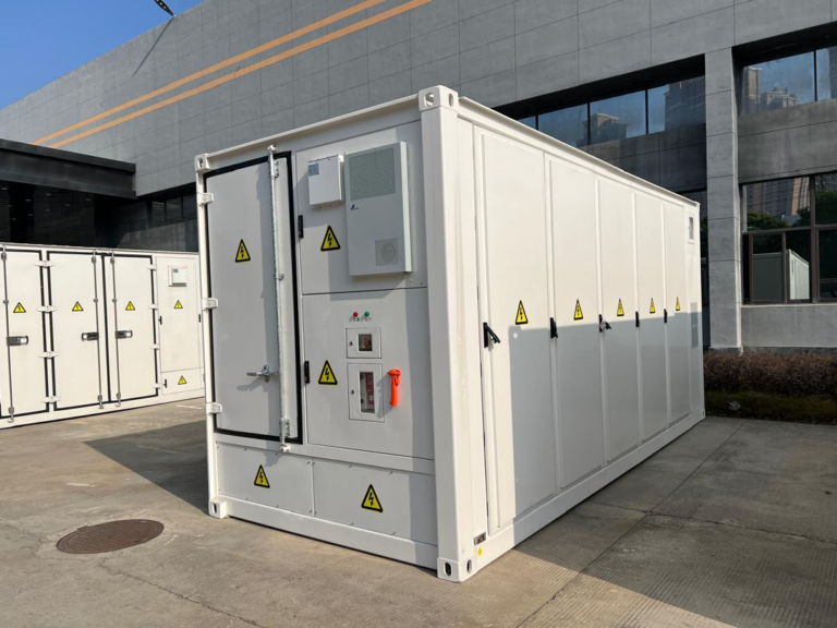 Container med batterier på 3,7MWh